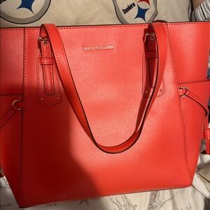 Michael Kors Vibrant Red Tote